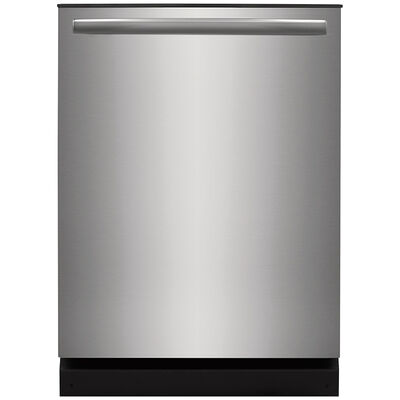 Frigidaire Gallery 24 in. Built-In Dishwasher with Top Control, 52 dBA Sound Level, 14 Place Settings, 5 Wash Cycles & Sanitize Cycle - Stainless Steel | GDPH4515AF