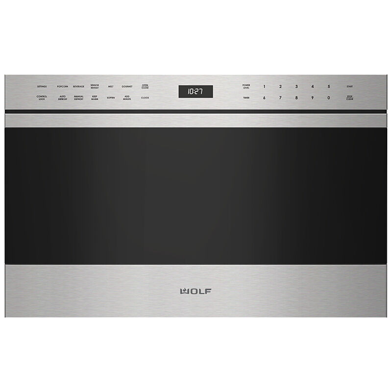 Wolf 24 in. 1.2 cu. ft. Microwave Drawer with 10 Power Levels & Sensor Cooking Controls - Stainless Steel, , hires