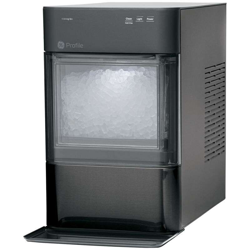 GE Profile 11 in. Smart Ice Maker with 3 lb. Ice Storage & Digital Control - Black Stainless, , hires