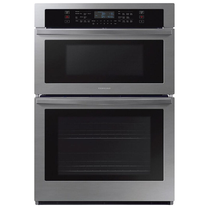 30 Electric Wall Oven Microwave Combo in Stainless Steel, Samsung US