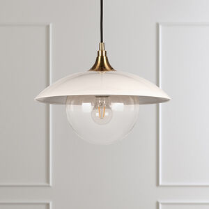 Hudson & Canal Alvia Pendant With Brass Accents, , hires