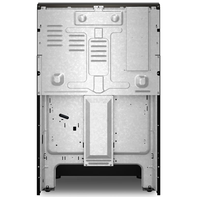 Whirlpool 30 in. 5.3 cu. ft. Air-Fry Standard Convection Electric Range with Radiant Burners - Black Stainless, , hires