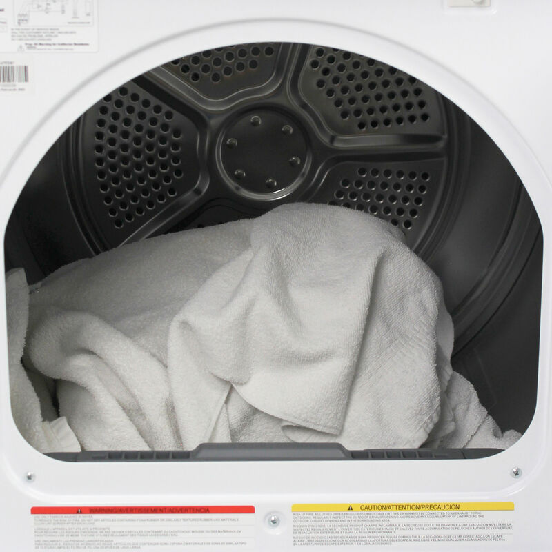 Avanti 27 in. 7.0 cu. ft. Gas Dryer with Sanitize Cycle & Sensor Dry - White, , hires