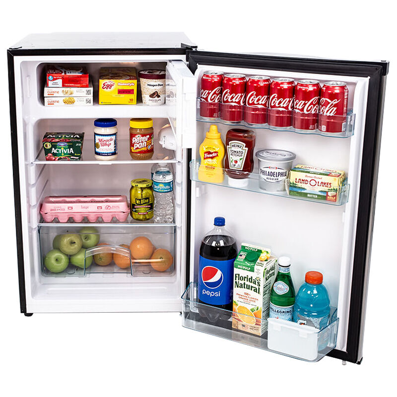 Inside shop mini fridge