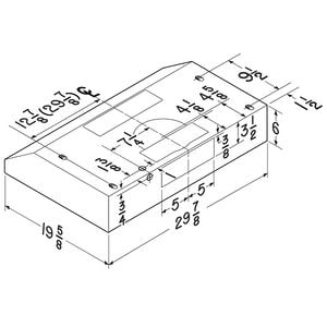 Broan Glacier BCSEK1 Series 30 in. Convertible Standard Style Range Hood with 300 CFM, 2 Fan Speeds & 2 LED Lights - Black, , hires