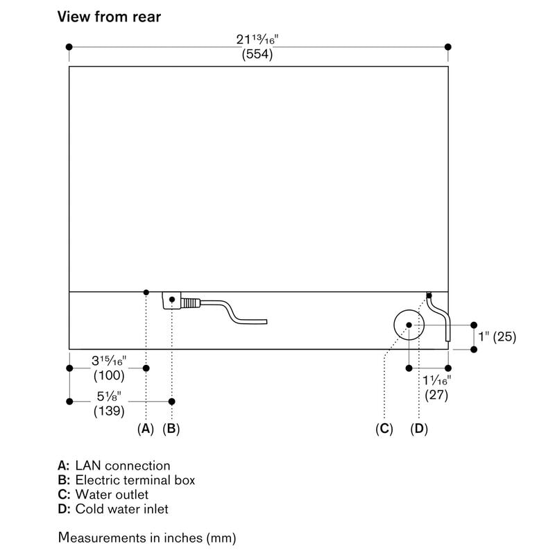 Gaggenau 400 Series 24 in. 2.1 cu. ft. Smart Steam Electric Single Wall Oven with Standard Convection - Stainless Steel, , hires