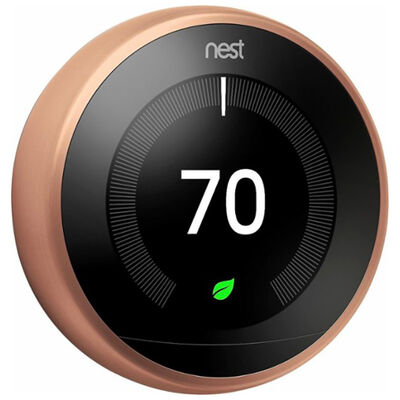Google Nest Learning Thermostat (3rd Generation) - Copper | T3021US