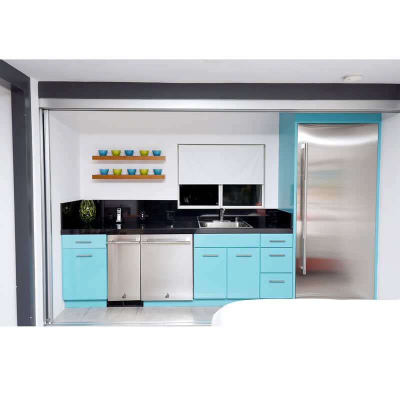 JennAir Rise 15" Left Hand Swing Door Panel Kit for Ice Maker - Stainless Steel, , hires