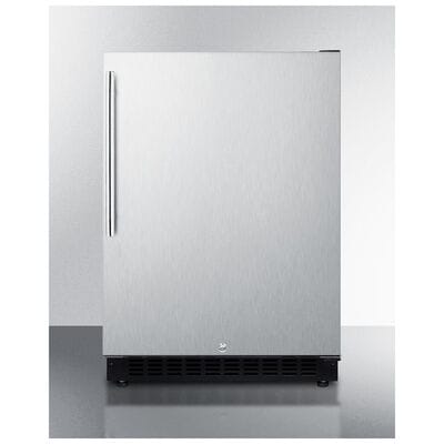 Summit 24 in. 4.8 cu. ft. Undercounter Refrigerator - Stainless Steel | AL54SSHV