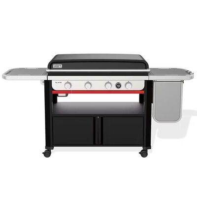 Weber Slate 36 in. Liquid Propane Gas Flat Top Griddle with Side Tables - Black | 1500216