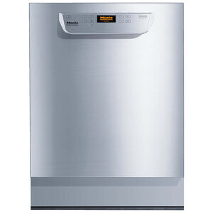 Miele 24 in. Built-In Dishwasher with Front Control, 59 dBA Sound Level, 13 Place Settings, 10 Wash Cycles & Sanitize Cycle - Stainless Steel, , hires