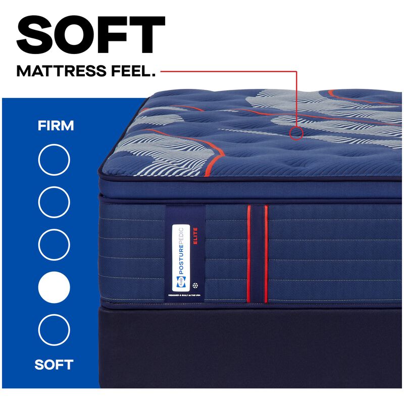 Sealy Brenham II Posturepedic Elite Plush Euro Top Innerspring Full Size Mattress, , hires