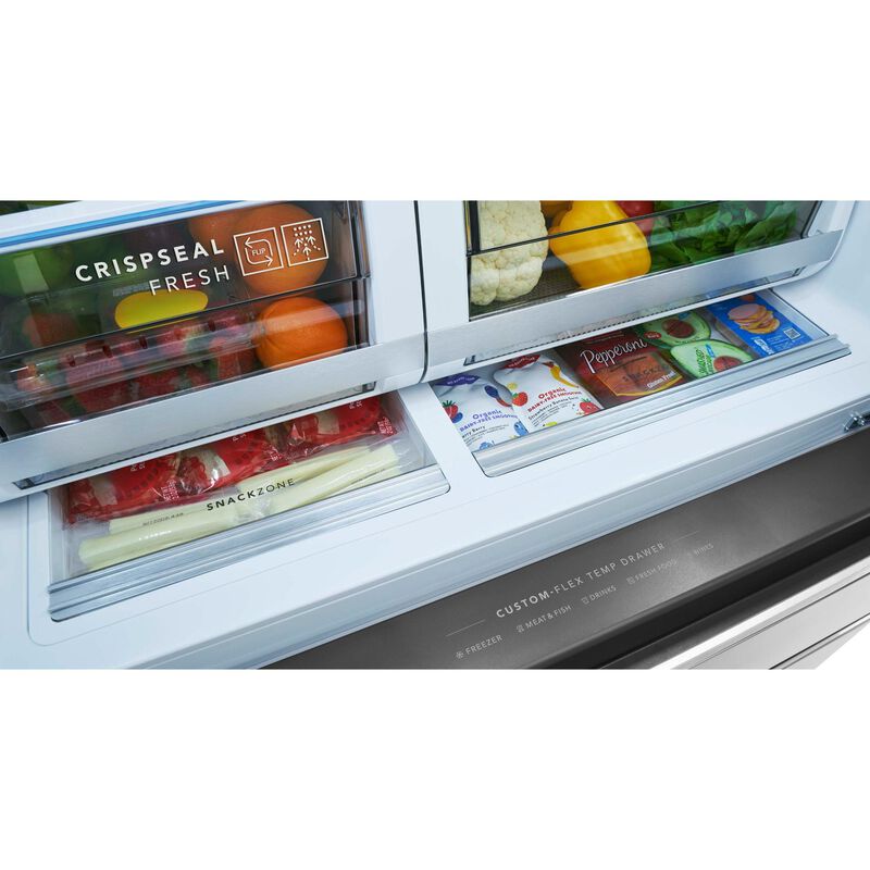 Frigidaire Professional 36 in. 21.4 cu. ft. Smart Counter Depth 4-Door French Door Refrigerator with Ice & Water Dispenser - Stainless Steel, , hires