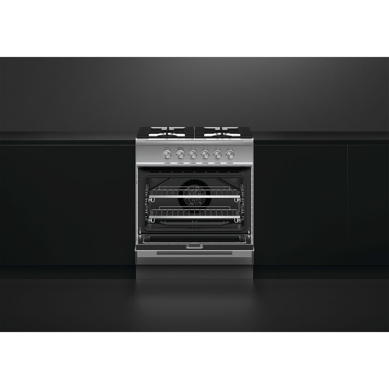 Fisher & Paykel Series 7 30 in. 3.5 cu. ft. Standard Convection Gas Range with 4 Sealed Burners - Stainless Steel, , hires