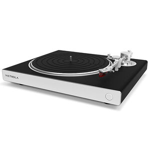 Victrola Hi-Res Carbon Turntable - Black/Silver, , hires
