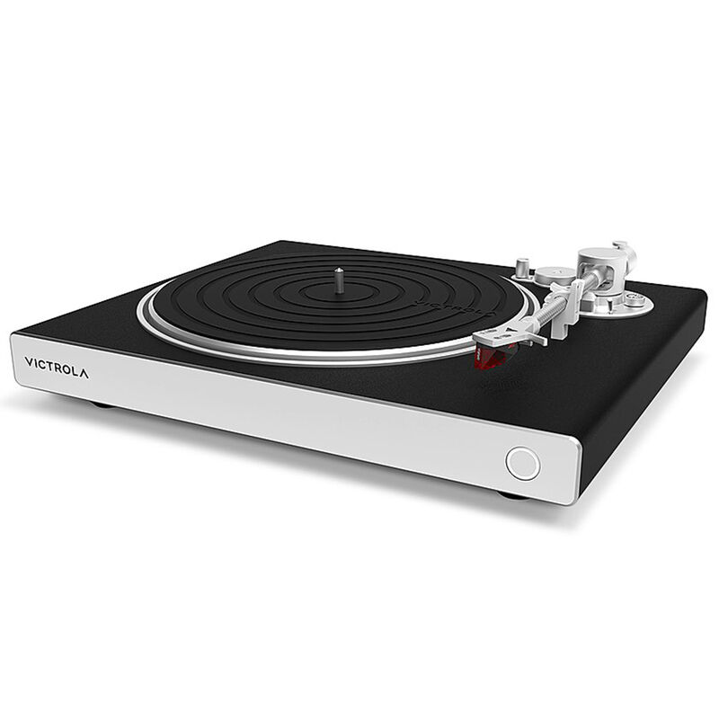 Victrola Hi-Res Carbon Turntable - Black/Silver, , hires