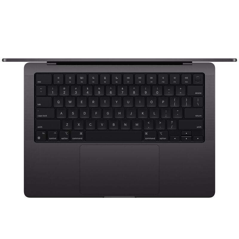 Apple MacBook Pro (2024) 14.2 in. Notebook with Apple Intelligence, Apple M4 10-Core CPU, 10-Core GPU, 16 GB RAM, 1 TB SSD, up to 24 Hrs. of Battery Life & Mac OS - Space Black, , hires