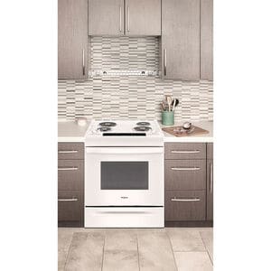 Whirlpool 30 in. 4.8 cu. ft. Electric Range with Coil Burners - White, White, hires
