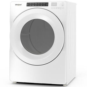 Whirlpool 27 in. 7.4 cu. ft. Electric Dryer with 36 Dryer Programs, 5 Dry Options, Sanitize Cycle & Sensor Dry - White, , hires