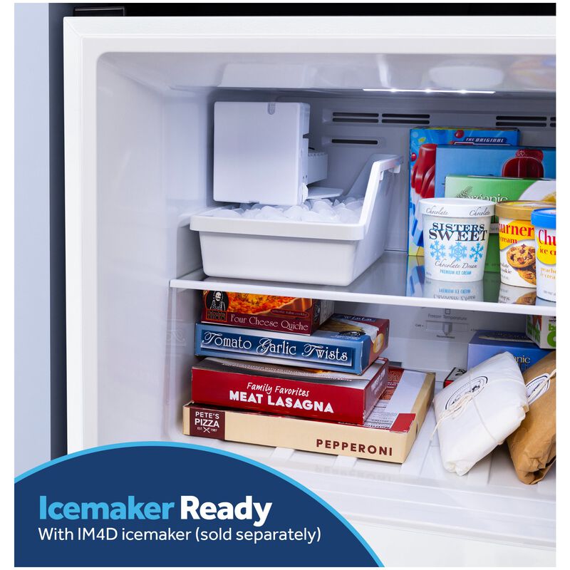 GE 30 in. 21.0 cu. ft. Garage-Ready Top Freezer Refrigerator - White, White, hires
