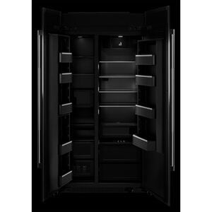 JennAir 42 in. 25.5 cu. ft. Built-In Counter Depth Side by Side Refrigerator with Ice Maker - Custom Panel Ready, , hires