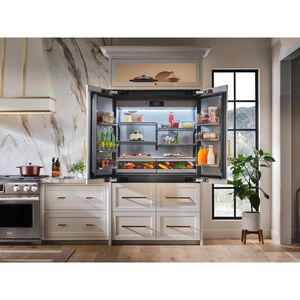 SKS 48 in. 26.0 cu. ft. Built-In Smart Counter Depth 6-Door French Door Refrigerator with Internal Water Dispenser - Stainless Steel, , hires