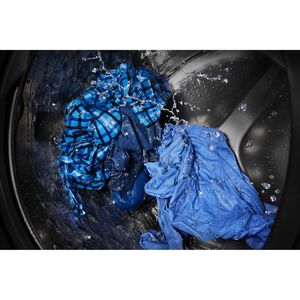 Maytag 27 in. 5.0 cu. ft. Smart Stackable Front Load Washer with Extra Power, 24-Hr Fresh Hold Option, Sanitize & Steam Wash Cycle - Metallic Slate, Metallic Slate, hires