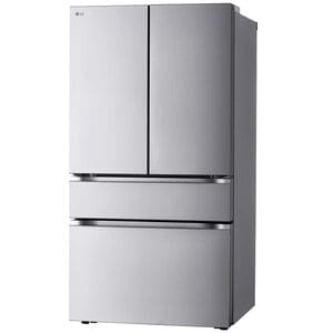 LG 36 in. 25.5 cu. ft. Smart Counter Depth 4-Door French Door Refrigerator with Internal Water Dispenser - PrintProof Stainless Steel, , hires