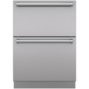 Sub-Zero Designer 24 in. 3.8 cu. ft. Smart Double Freezer Drawers with Ice Maker & Digital Control - Custom Panel Ready, , hires
