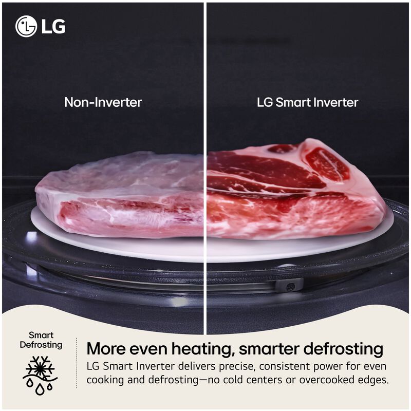 LG 18 in. 0.9 cu. ft. 1000W Countertop Microwave with Sensor Cooking - Stainless Steel, , hires