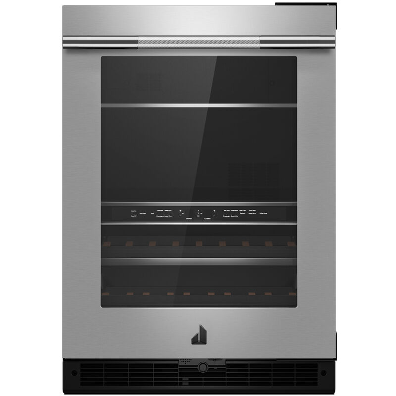 JennAir Rise Series 24 in. 5.0 cu. ft. Built-In Beverage Center with Fixed Shelves & Digital Control - Stainless Steel, , hires