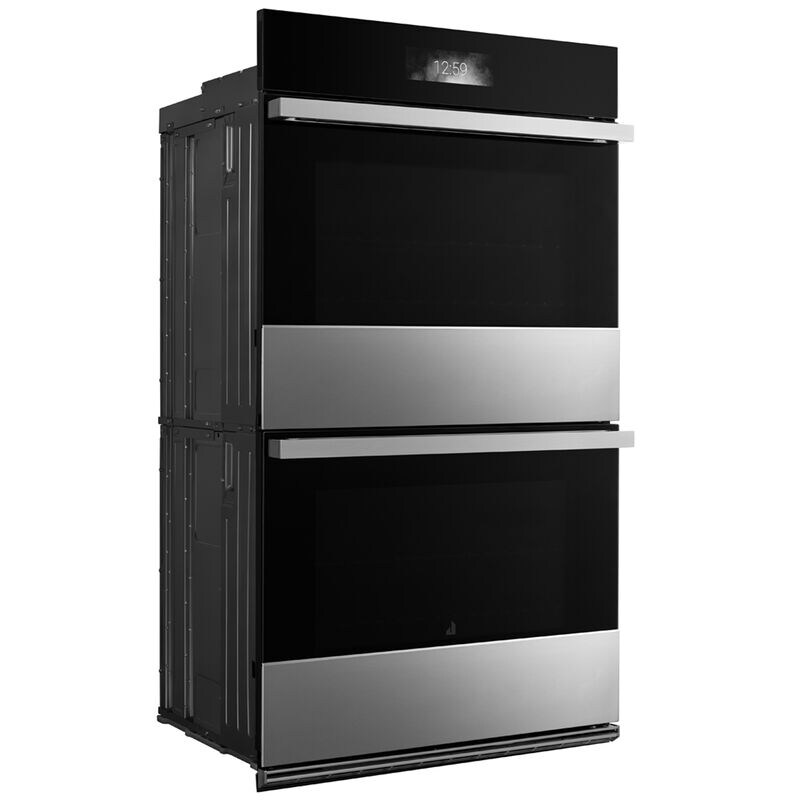JennAir Noir 30 in. 10.0 cu. ft. Smart Front Control Electric Double Wall Oven with True European Convection & Sensor Cooking - Stainless Steel, , hires