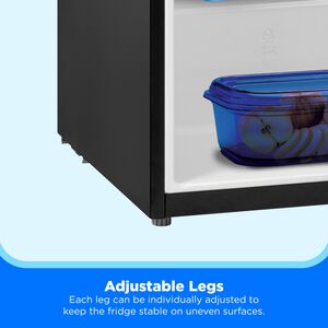 Midea 19 in. 3.3 cu. ft. Mini Fridge - Stainless Steel Look, , hires