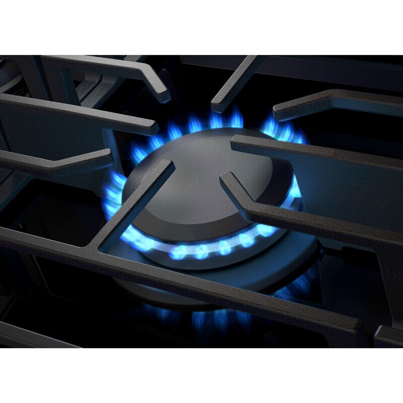 KitchenAid 36 in. 5-Burner Natural Gas Cooktop with Simmer Burner & Power Burner - Black, , hires