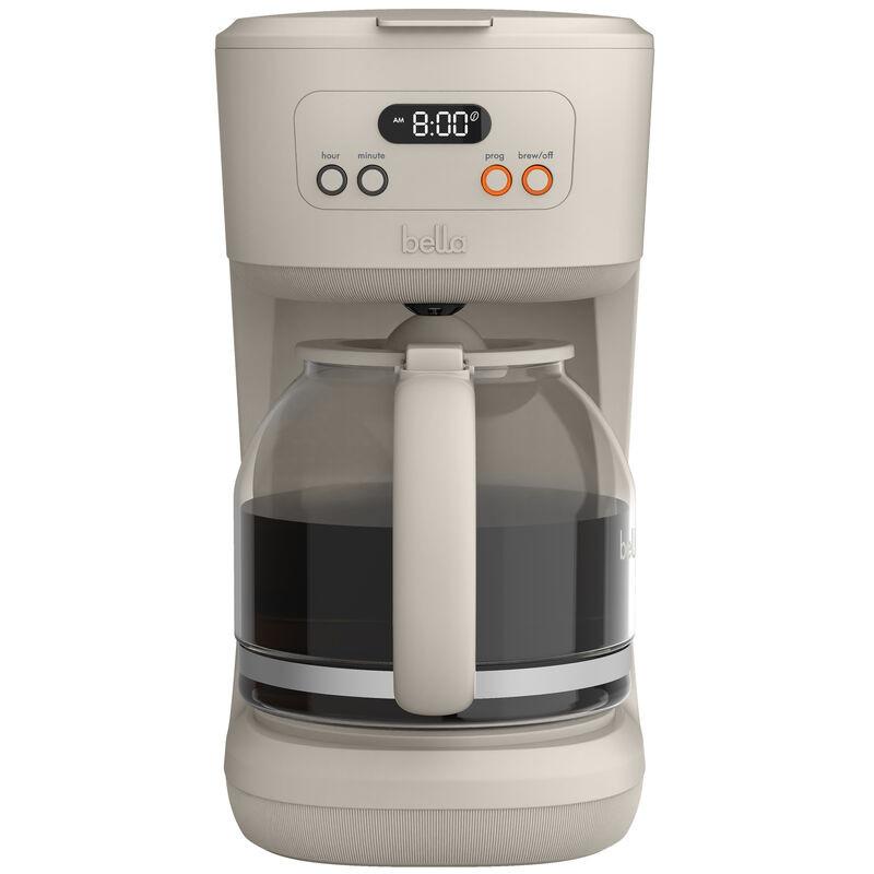 Bella 12-Cup Programmable Coffee Maker - Oatmilk, , hires