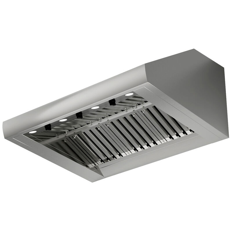 XO 48 in. Ducted Canopy Pro Style Range Hood with 1200 CFM, 2 Fan Speeds & 4 LED Lights - Stainless Steel, , hires