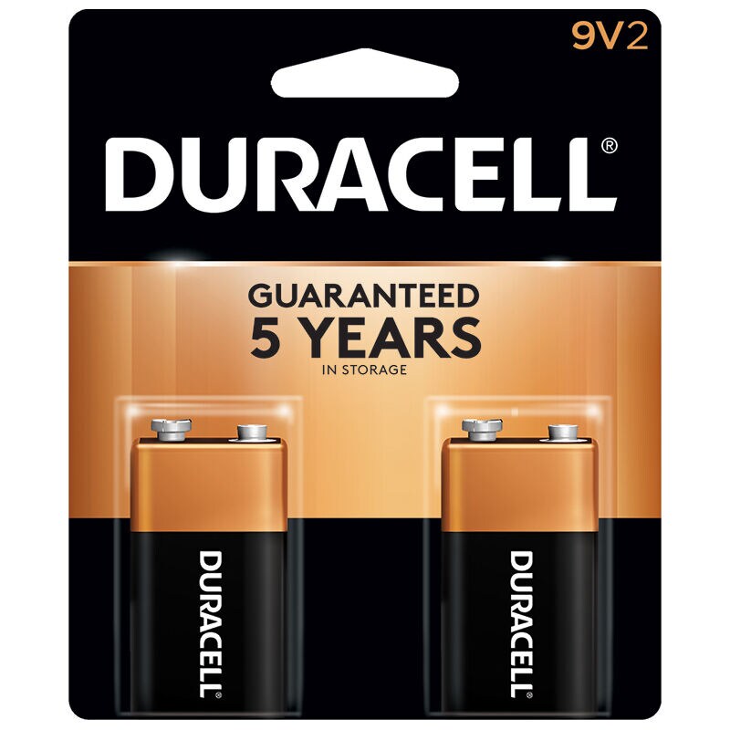 Duracell 9V Batteries (2 Pack), , hires