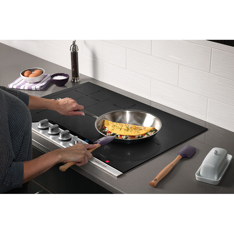 Frigidaire Professional Series 30 in. 4-Burner Induction Cooktop with Power Burner - Stainless Steel, , hires