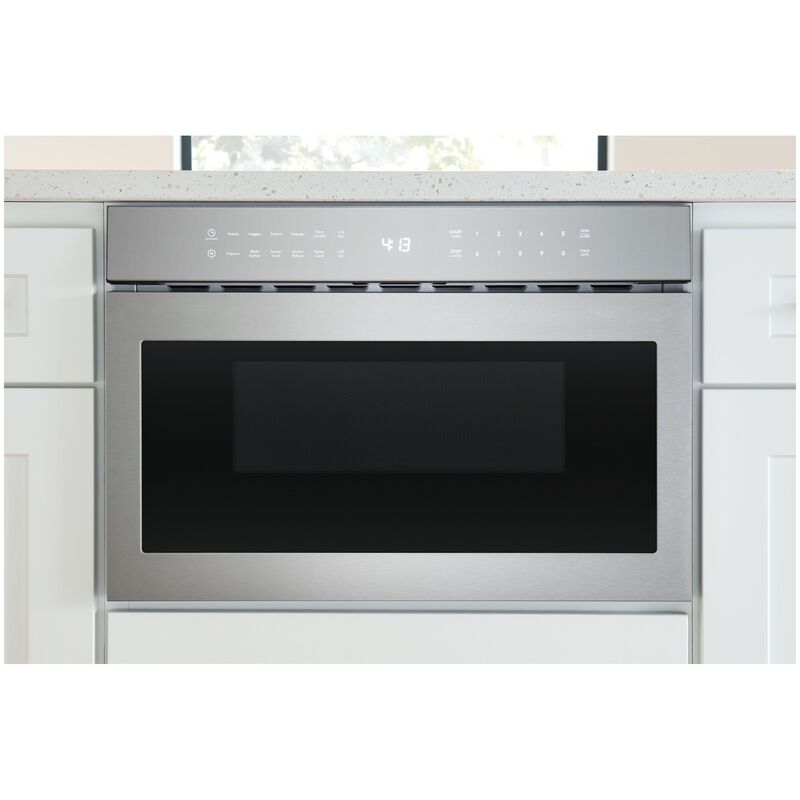 Frigidaire Professional 24 in. 1.2 cu. ft. 1000W Drawer Microwave with Sensor Cooking - Stainless Steel, , hires