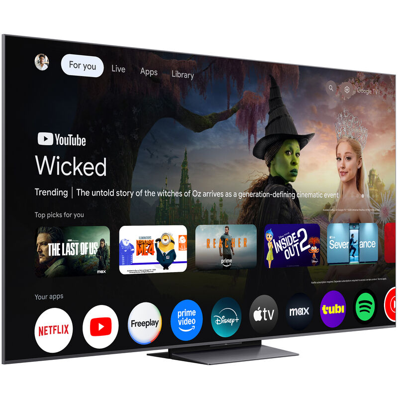 TCL - 75" Class QM8L QLED Mini-LED 4K UHD Smart Google TV, , hires