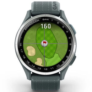 Garmin Approach S44 GPS Golf Watch, Silver with Twilight Band, , hires