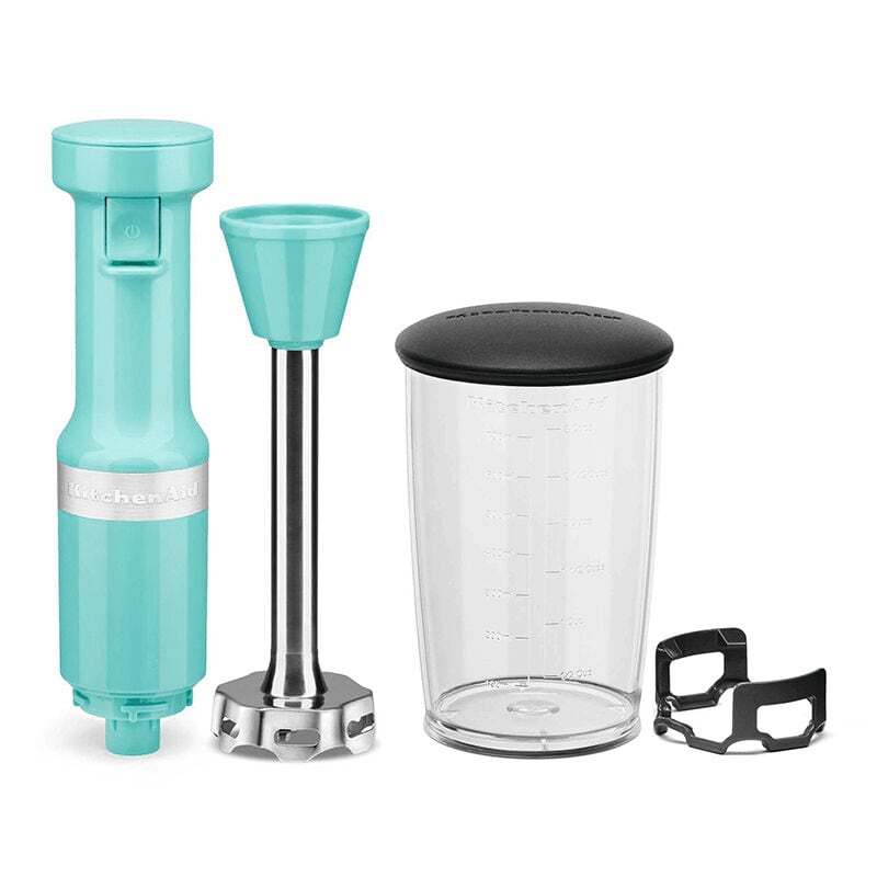KitchenAid Variable Speed Hand Blender - Aqua Sky, , hires