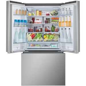 LG 36 in. 26.5 cu. ft. Smart Counter Depth French Door Refrigerator with Internal Water Dispenser - PrintProof Stainless Steel, PrintProof Stainless Steel, hires