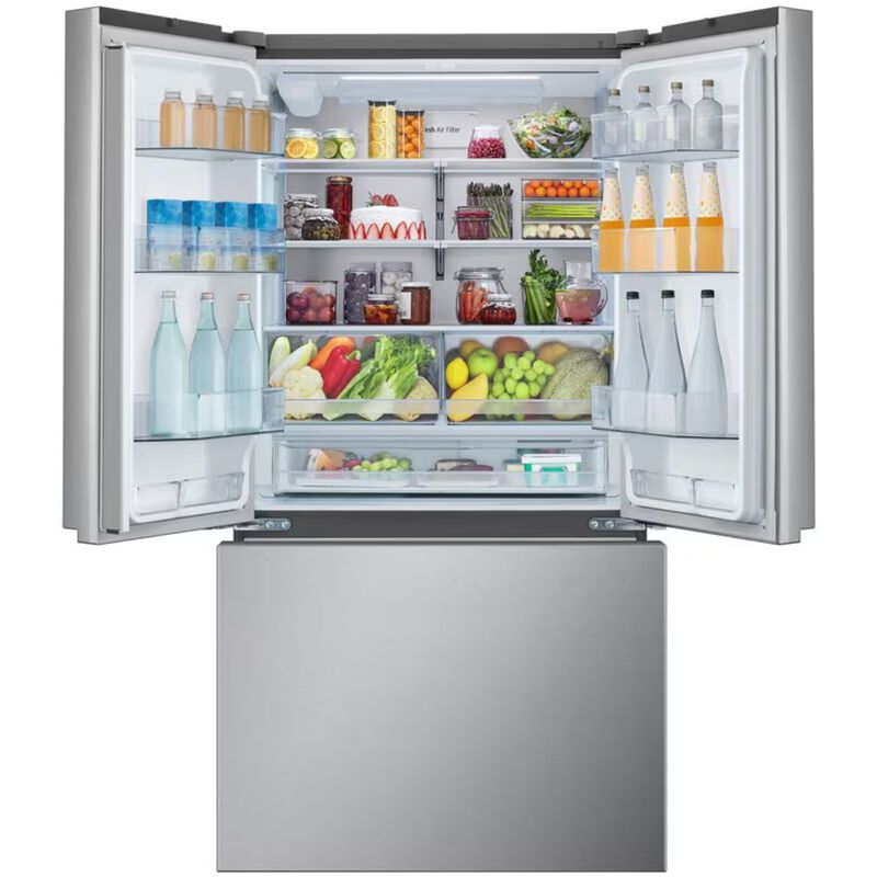LG 36 in. 26.5 cu. ft. Smart Counter Depth French Door Refrigerator with Internal Water Dispenser - PrintProof Stainless Steel, PrintProof Stainless Steel, hires