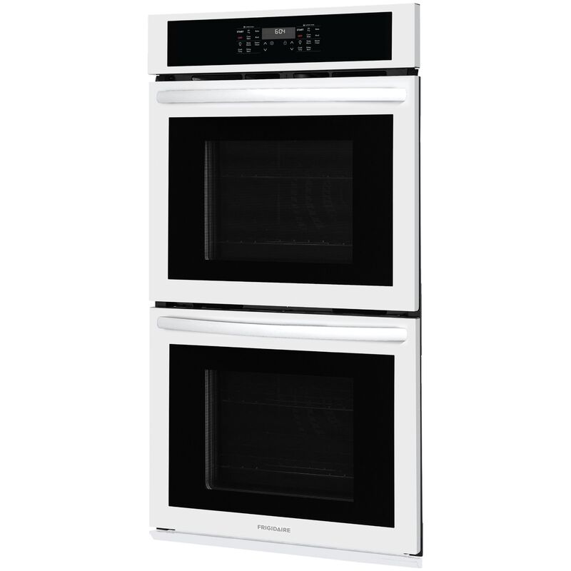 Frigidaire 27 in. 7.6 cu. ft. Top Control Electric Double Wall Oven with Standard Convection - White, White, hires