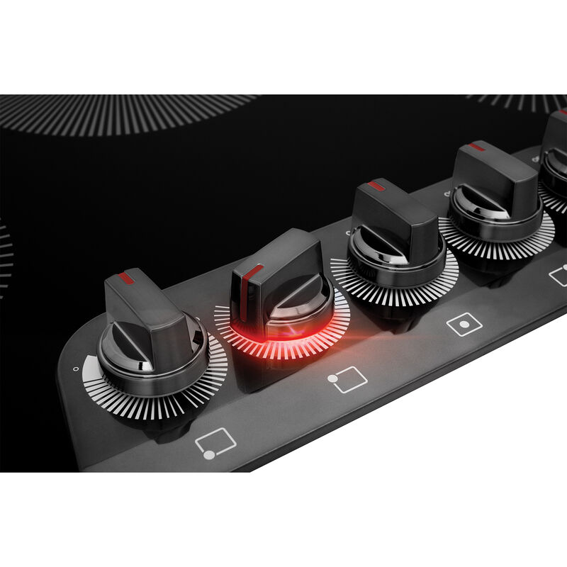 Frigidaire Gallery 36 in. 5-Burner Electric Cooktop with Simmer Burner & Power Burner - Black Stainless, , hires