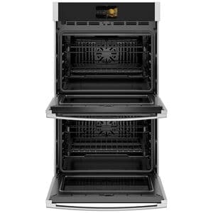 GE Profile 30 in. 10 cu. ft. Smart Top Control Electric Double Wall Oven with True European Convection - Stainless Steel, Stainless Steel, hires