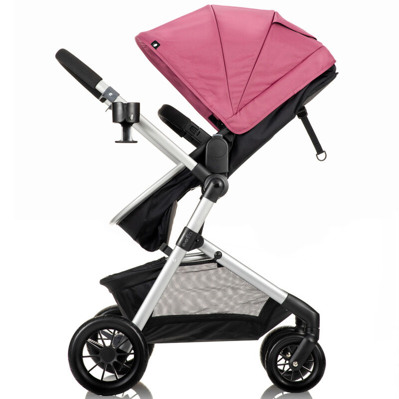 Evenflo Pivot Modular Travel System with LiteMax Infant Car Seat - Dusty Rose Pink, Dusty Rose Pink, hires