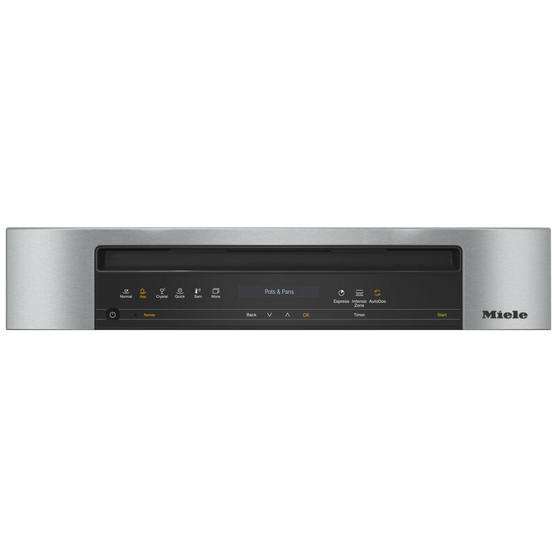 Miele 24 in. Front Control Smart Dishwasher with 42 dBa Sound Level, 3rd-Rack & Pocket - Stainless Steel, , hires