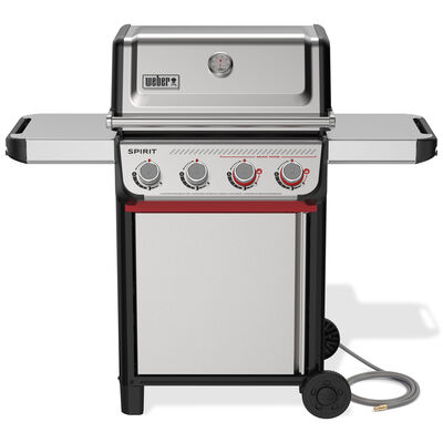 Weber Spirit S-425 4-Burners Natural Gas Grill with Snap Jet Ignition System & Sear Burner - Stainless Steel | 1500791